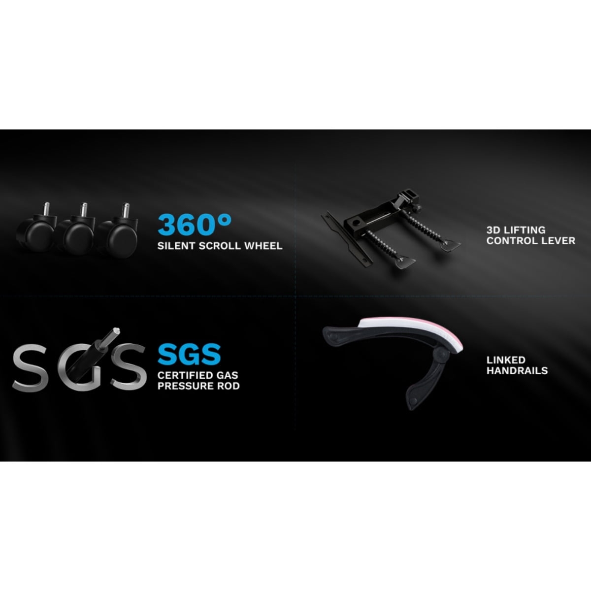 Computer Gaming Chairs with Massage Lumbar Support and footrest,Racing Style Computer Chair Adjustable Headrest for Adults,Pink White