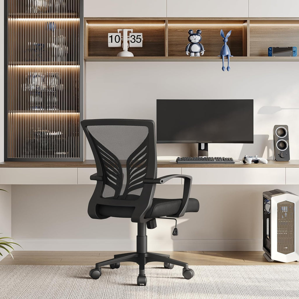 Office Chair Mesh Desk Chair Computer Chair Gaming Chair Adjustable Comfy Chair Swivel Ergonomic Chair for Home Office/Work/Study