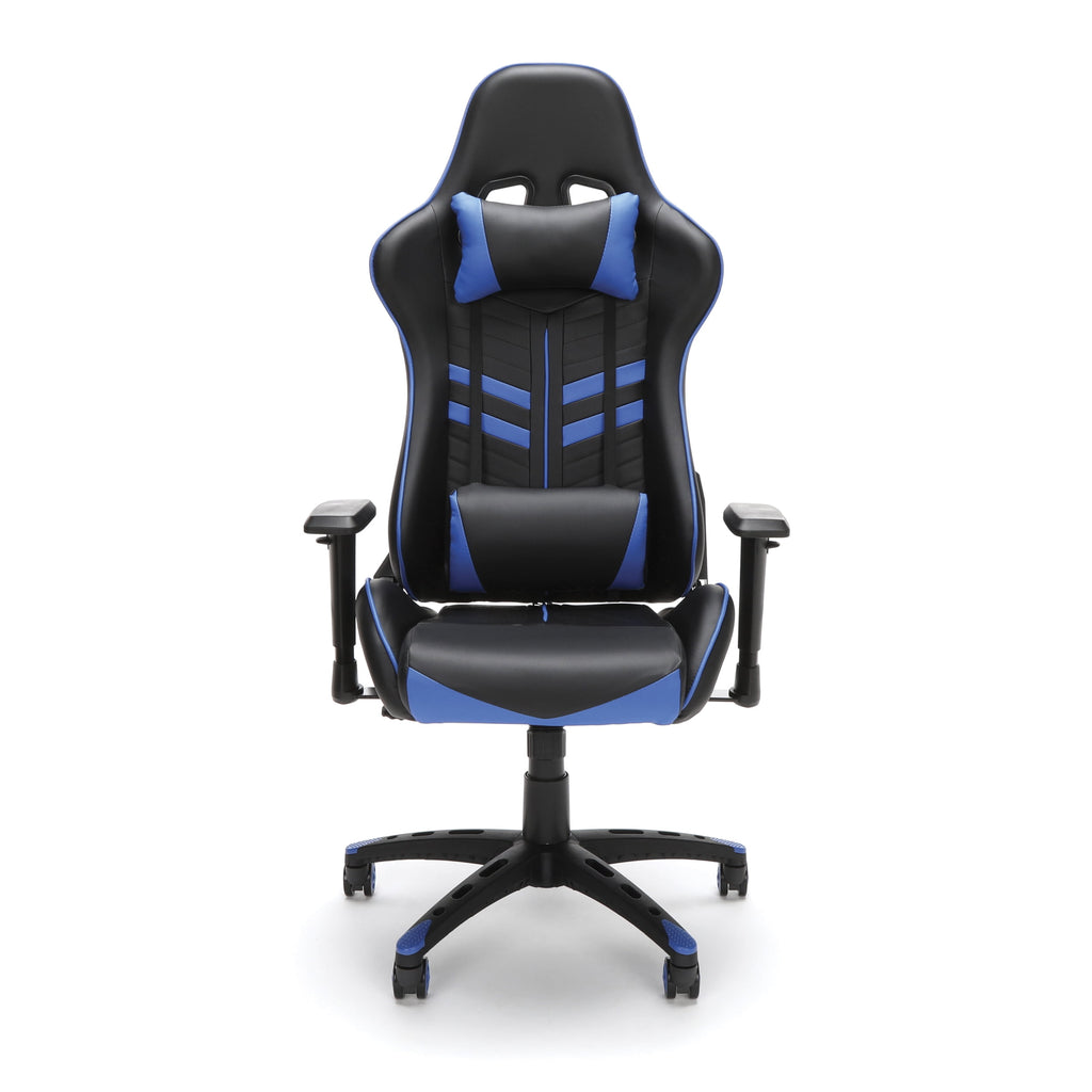 OFM Essentials Collection Racing Style Gaming Chair, in Blue (ESS-6065-BLU)