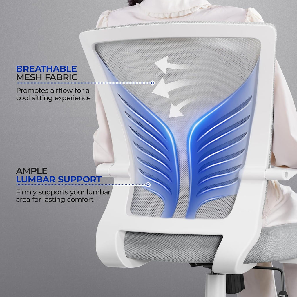 Office Chair Mesh Desk Chair Computer Chair Gaming Chair Adjustable Comfy Chair Swivel Ergonomic Chair for Home Office/Work/Study