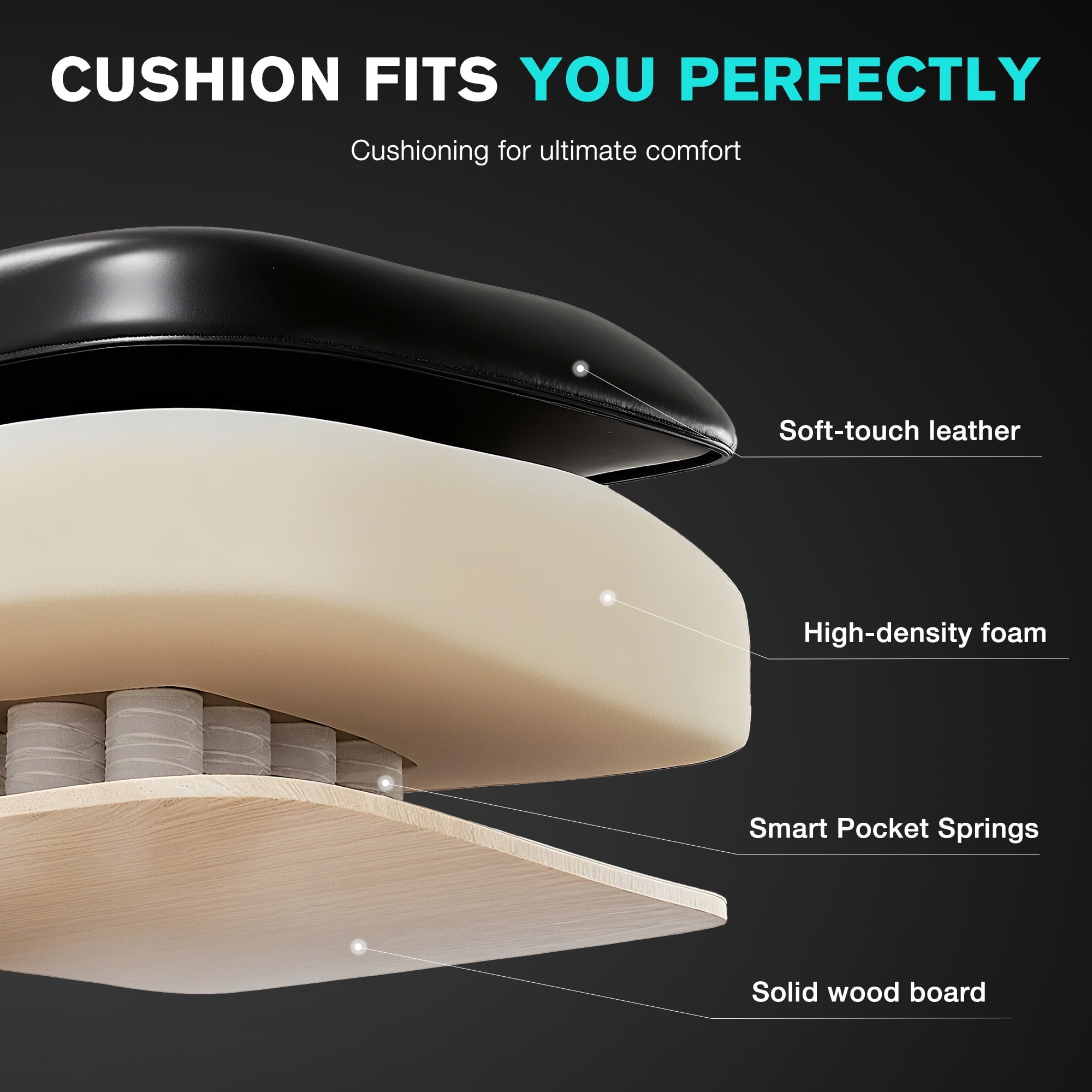 JONPONY Ergonomic Video Gamer Chairs,Computer Gaming Chairs with Massage Lumbar Support and footrest,Racing Style Computer Chair Adjustable Headrest for Adults,GREEN