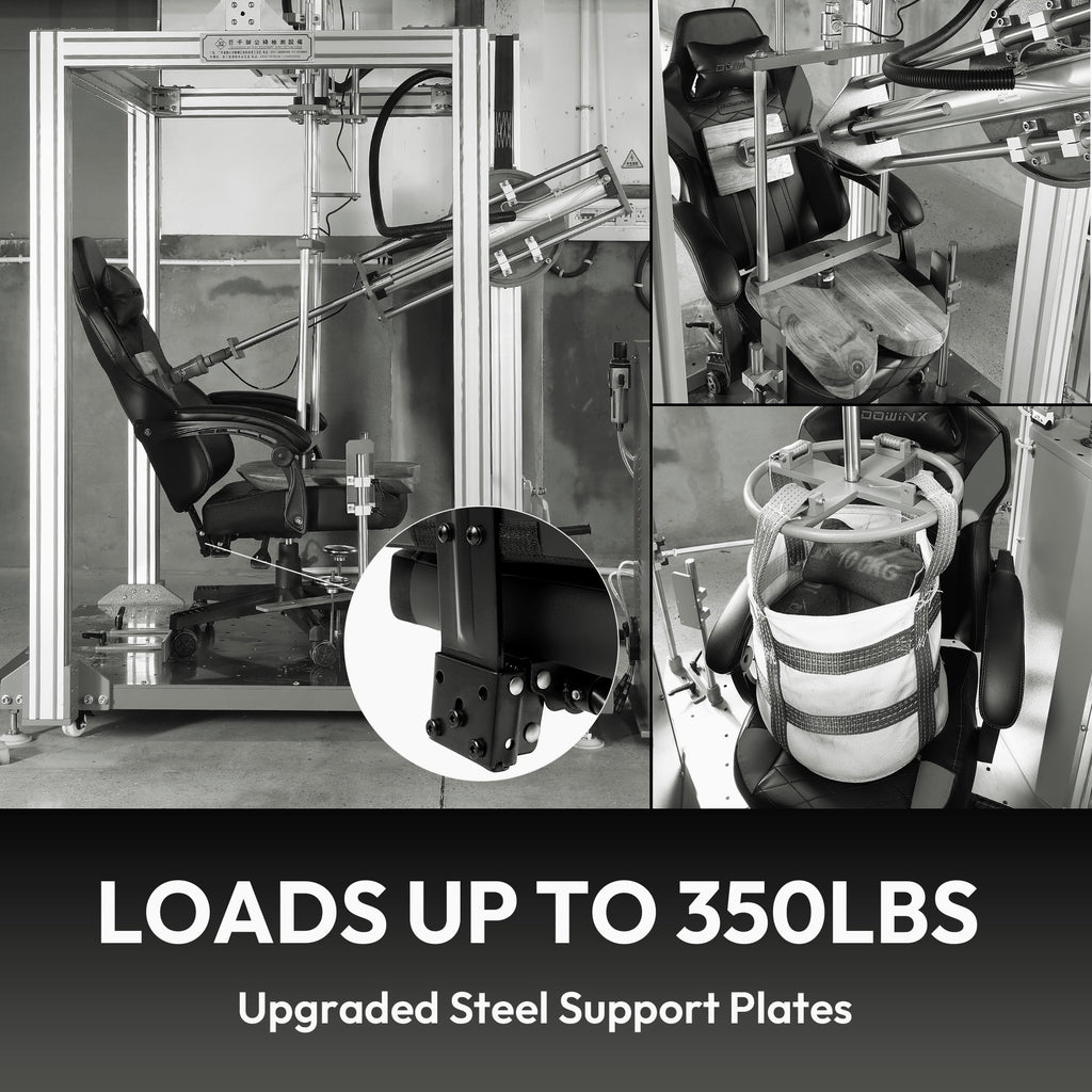 Dowinx Gaming Chair with Pocket Spring Cushion, Ergonomic Computer Chair High Back, Reclining Game Chair Pu Leather 350LBS, Grey