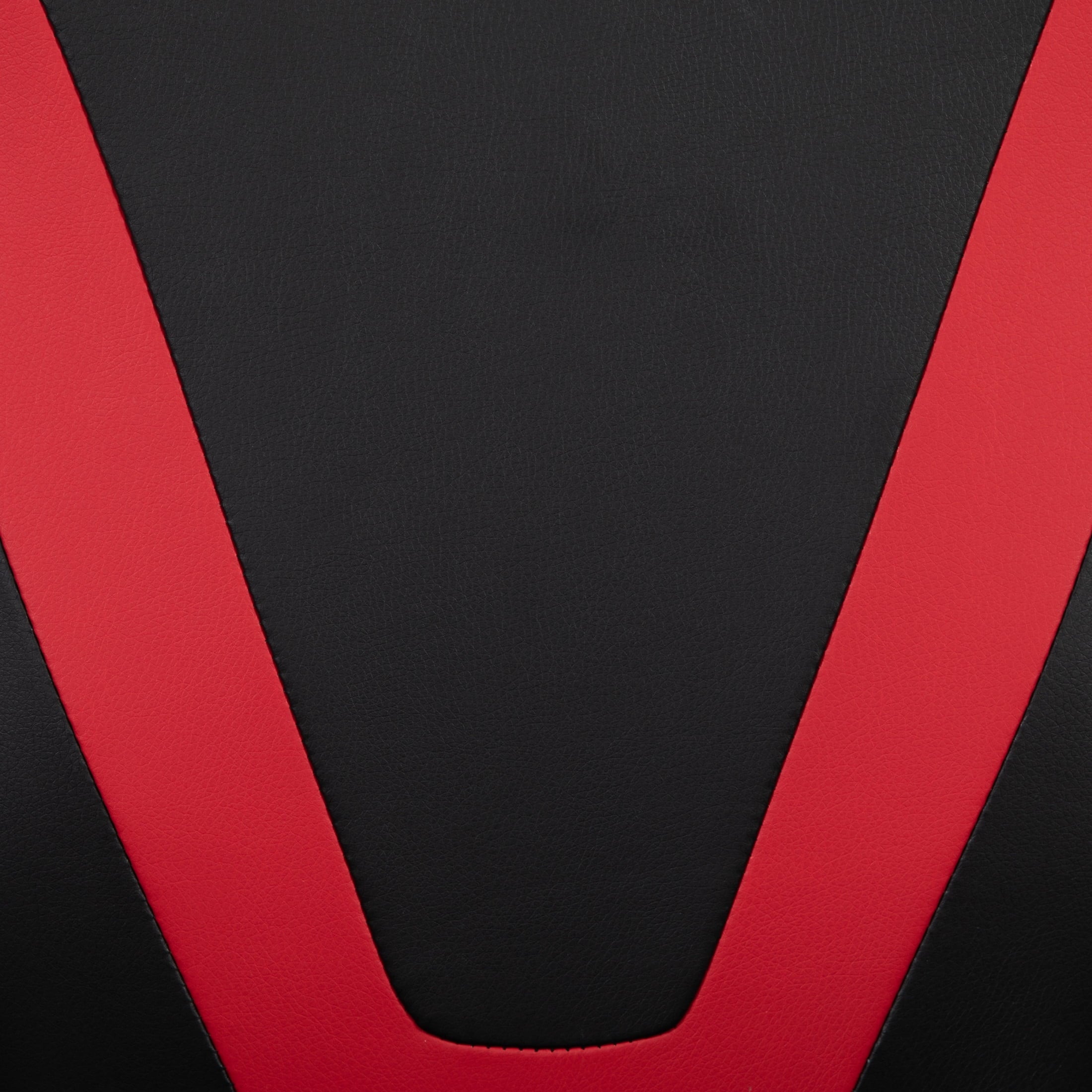 Emma + Oliver Racing Gaming Ergonomic Chair with Reclining Back, Footrest in Red LeatherSoft