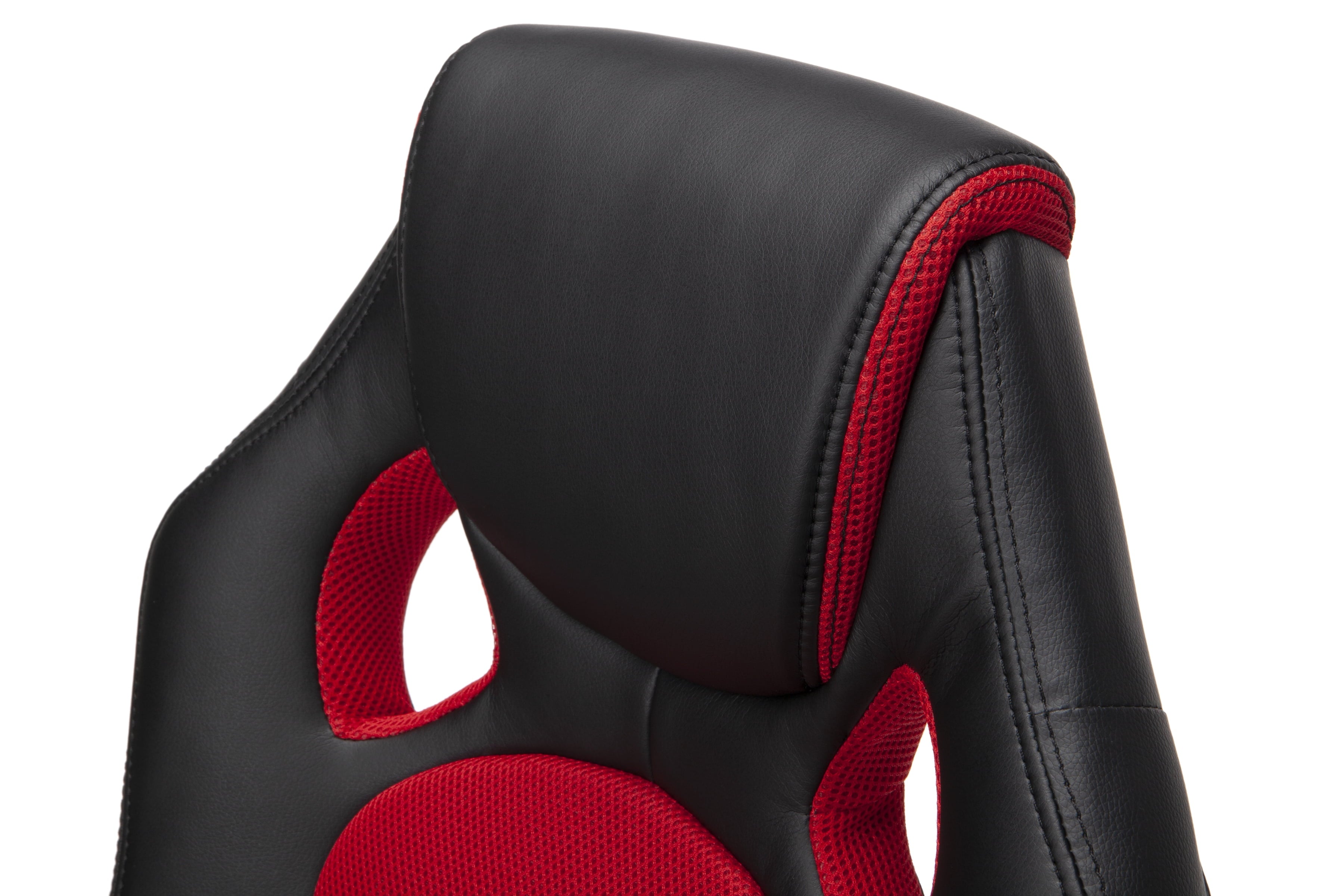 OFM Essentials Collection High-Back Gaming Chair, Padded Loop Arms, in Red (ESS-3083HB-RED)