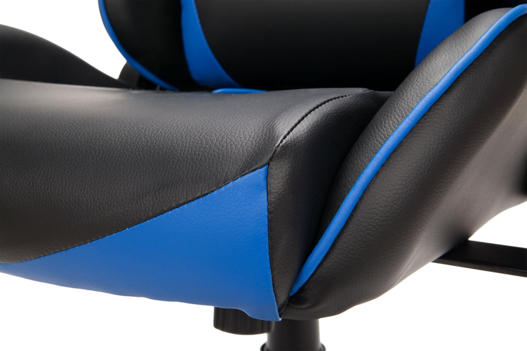 OFM Essentials Collection Racing Style Gaming Chair, in Blue (ESS-6065-BLU)
