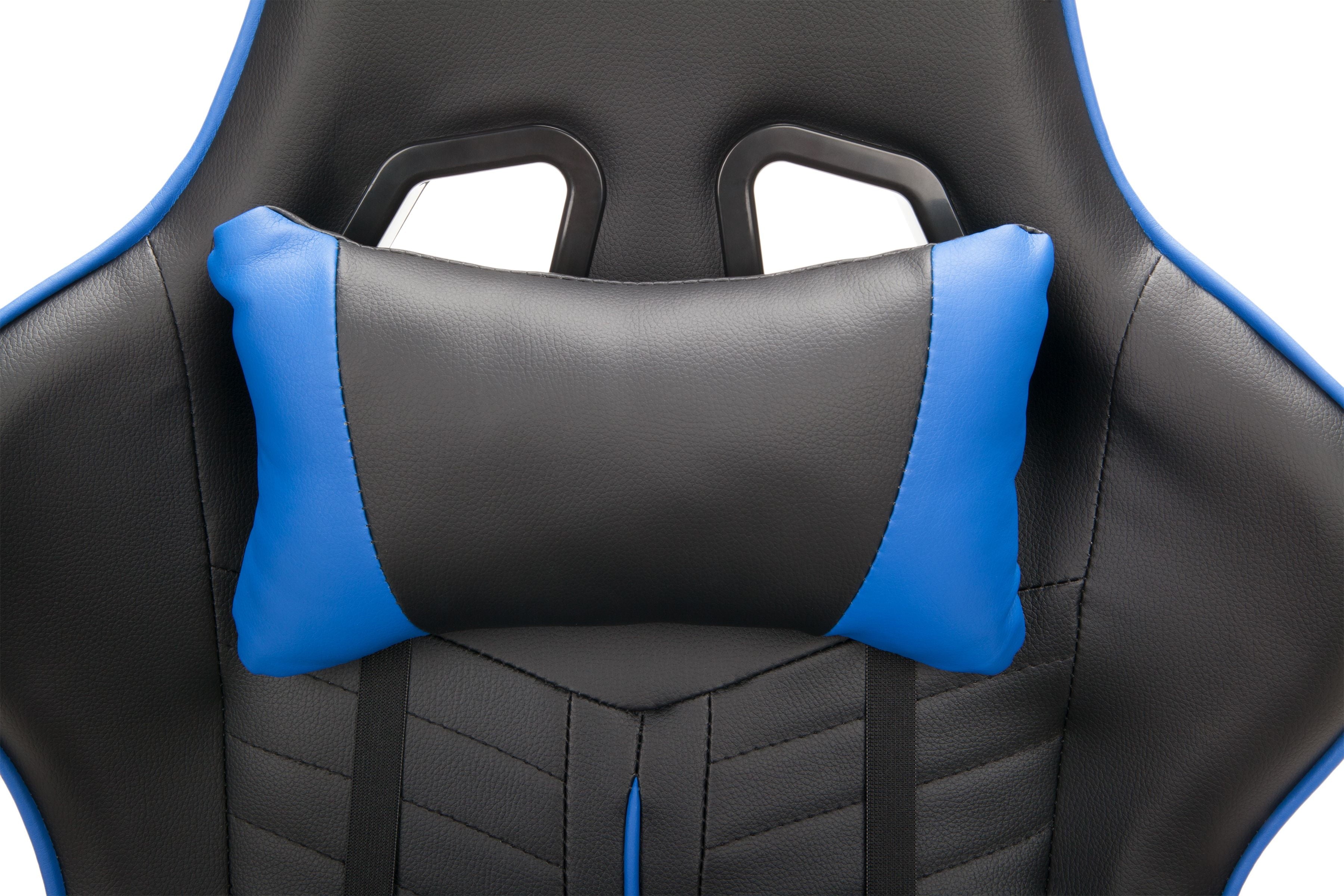 OFM Essentials Collection Racing Style Gaming Chair, in Blue (ESS-6065-BLU)