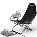 ARES WING Racing Simulator Cockpit with Foldable Gaming Chair Fit Logitech Thrustmaster Xbox