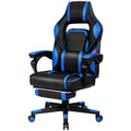 Gymax Ergonomic & Adjustable Swivel Gaming Chair, Blue