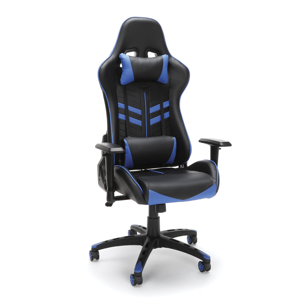OFM Essentials Collection Racing Style Gaming Chair, in Blue (ESS-6065-BLU)