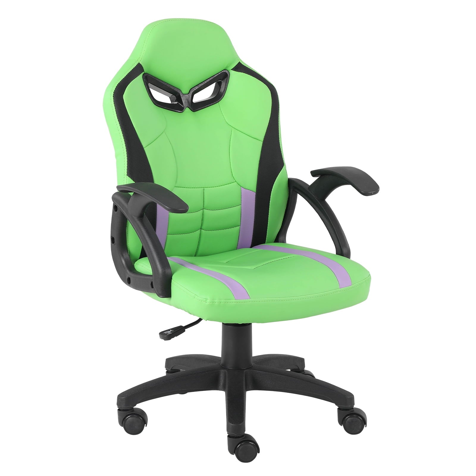 Swivel Gaming Chair for Boys Girls Kids Activity Chair High Back Ergonomic Racing Computer Chair, Height Adjustable, Green
