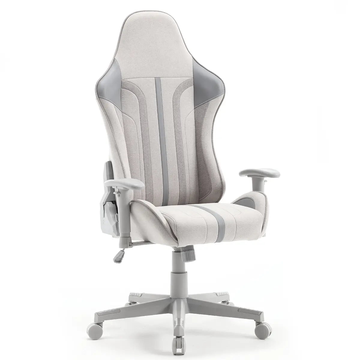 X Rocker Mysa PC Gaming Chair, Gray, Gray Base, 24.4 x 27.2 x 48.4-51.2